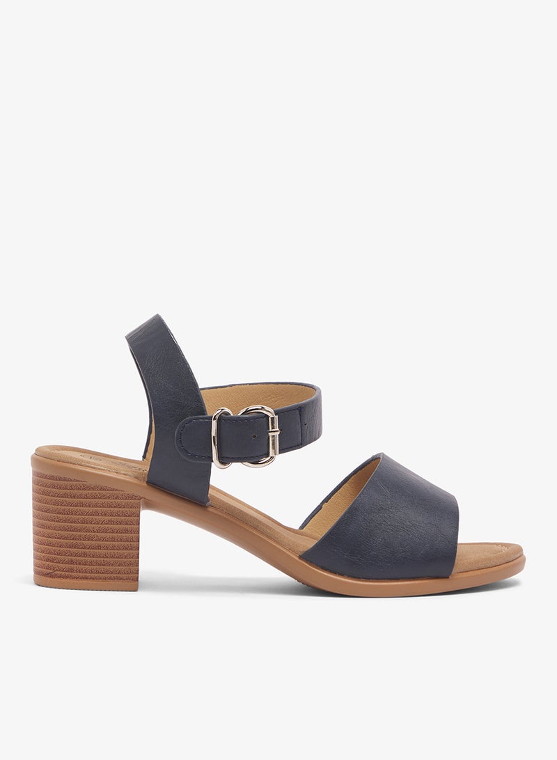 Savannah Collection Low Heel Casual Sandal - Image 1