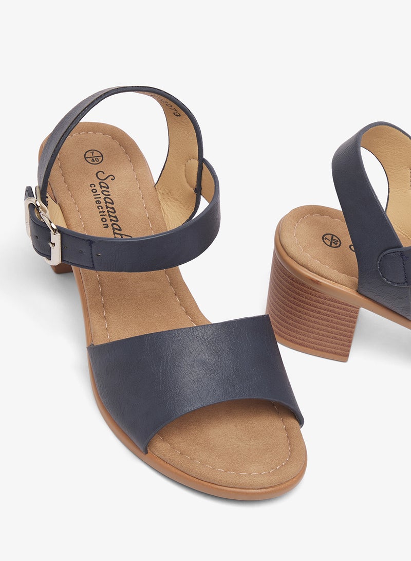 Savannah Collection Low Heel Casual Sandal - Image 4