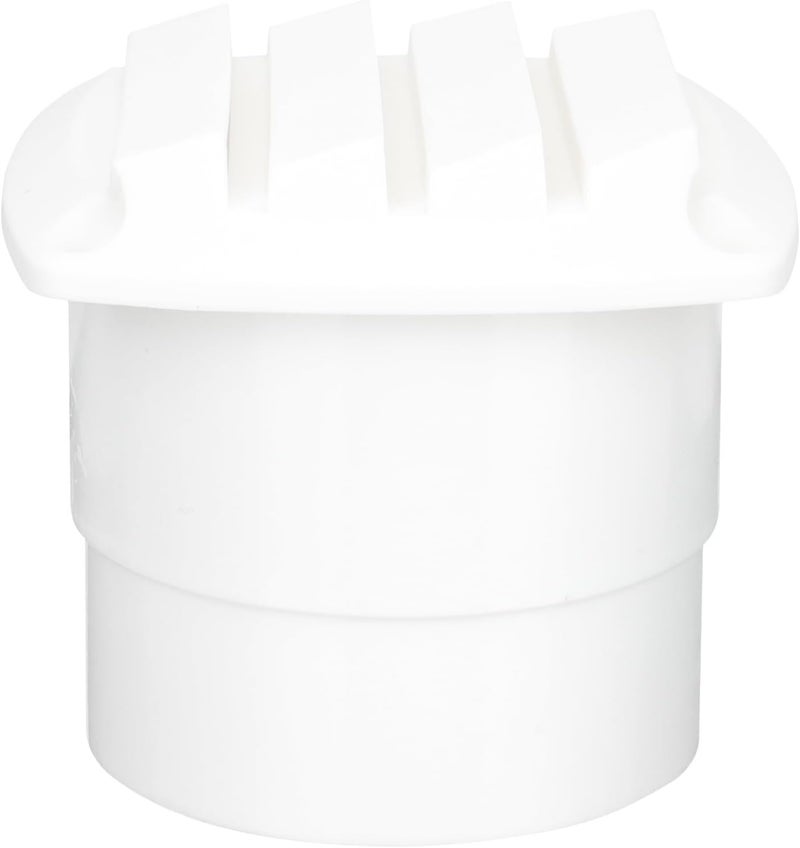 ORFOFE White Nylon Vent Cover 84x84x75mm for Rv and Marine Boat Exhaust Ventilation, Exterior Wall Soffit Air Grille for Yacht and Camper Ventilation - Image 1