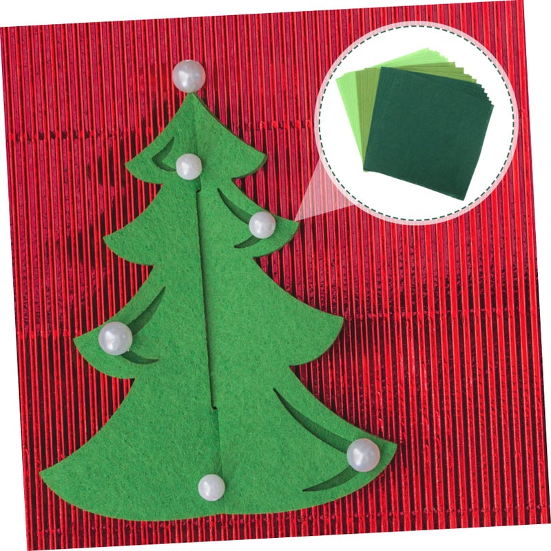 Black Nonwoven Felt Fabric Sheets 18pcs for Kids DIY Craft Projects and Decorations - Image 5