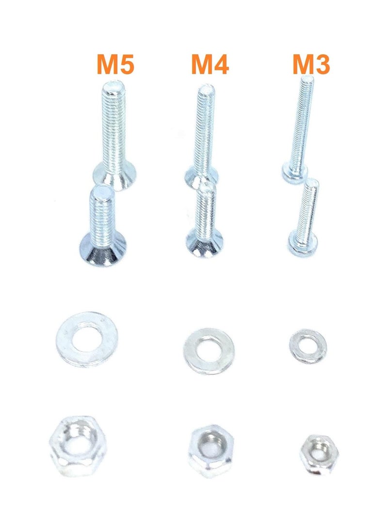 WUNDERSCHÖN WUNEDRSCHÖN  Phillips Pan Head Bolts Kit  720 Pieces For  furniture construction, repair, and assembly projects  - Image 4