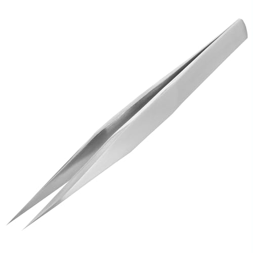 ENGINEER 125mm Solid Arm Tweezers Fine Tip Made in Japan SUS304 AntiMagnetic Stainless Steel PT16 - Image 1