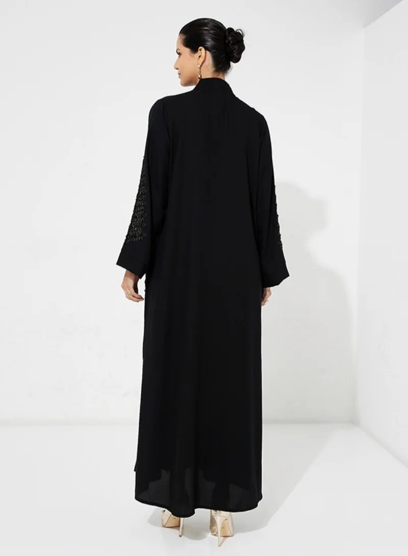 Rosette Abaya Black FGS Gold