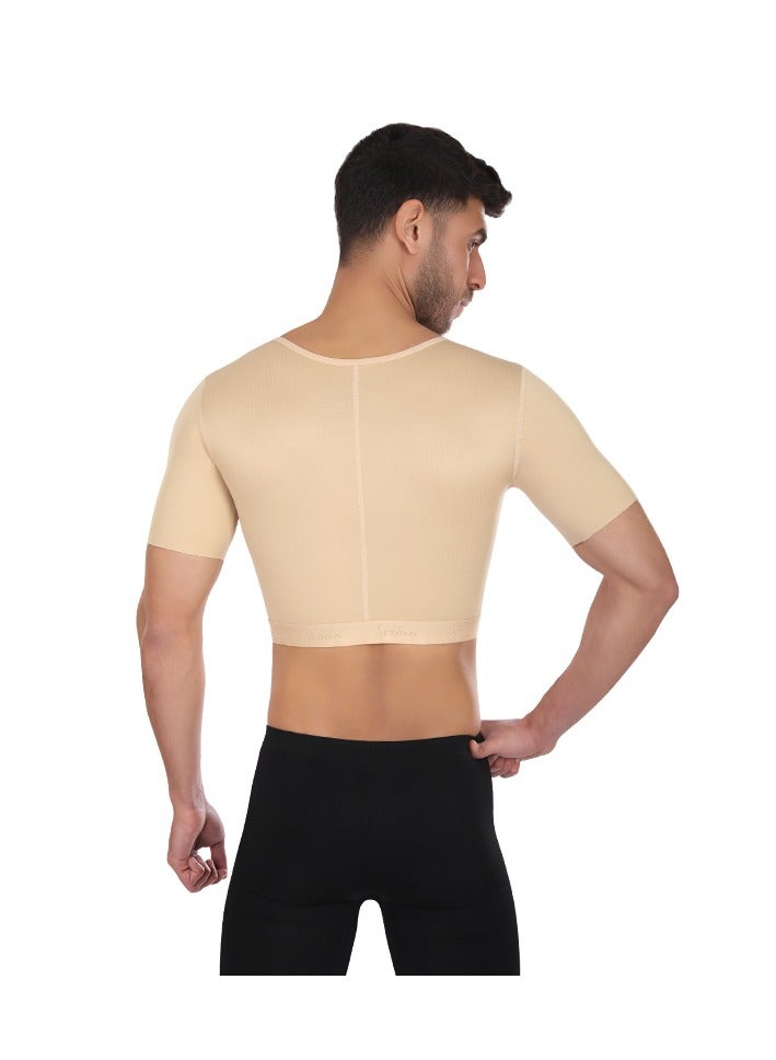 Sedra Shapely Post-operative compression corset, comfortable design helps tighten the body and reduce swelling, made of flexible medical-grade material, by Sidra Shiabley, beige, size XL - Image 2