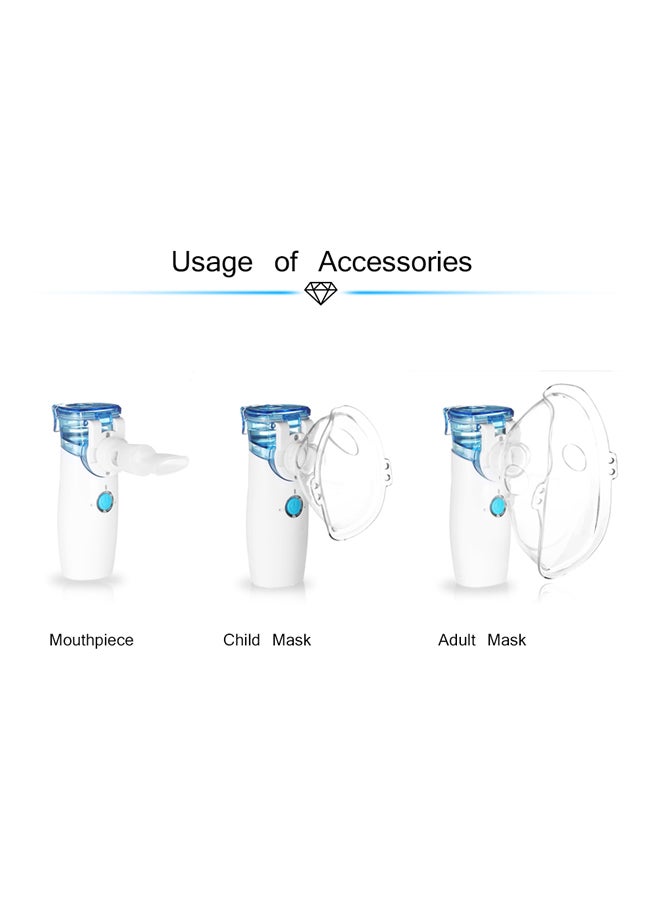 Carevas USB Rechargeable Handheld Personal Steam Inhaler With Mask - Image 2