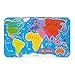 Janod Wooden Magnetic World Map Puzzle 70 x 43 cm Assembling Puzzles Together Educational Geography Tool Interactive Exploration Durable Magnetic Pieces Ages 7 J05504 - Image 2