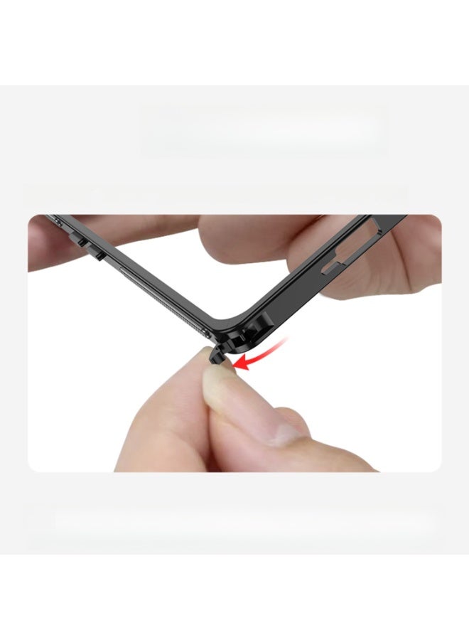 With Nothing Phone 3A compatible phone case, fine hole lens ring, airbag drop resistance, magnetic design, shockproof protective case - Image 4