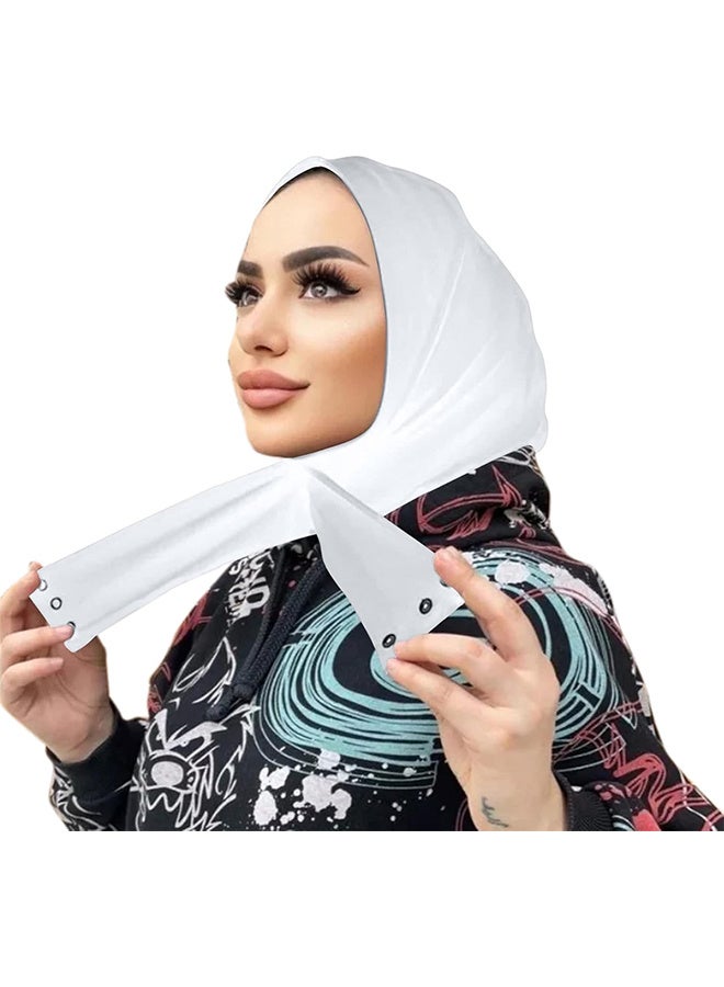 Depend Fashion Muslim Hijab for Women Instant Snap Fastener Hijab Inner Cap Full Cover Head Wraps Scarf Islam Turban Caps  - Image 2