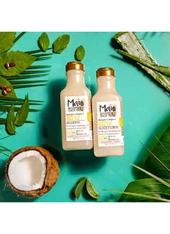 MAUI MOISTURE Strength & Length + Castor & Neem Oil Shampoo Curly Hair Product For Dry Damaged Hair Clear Unscented 13 Fl Oz  - Image 5