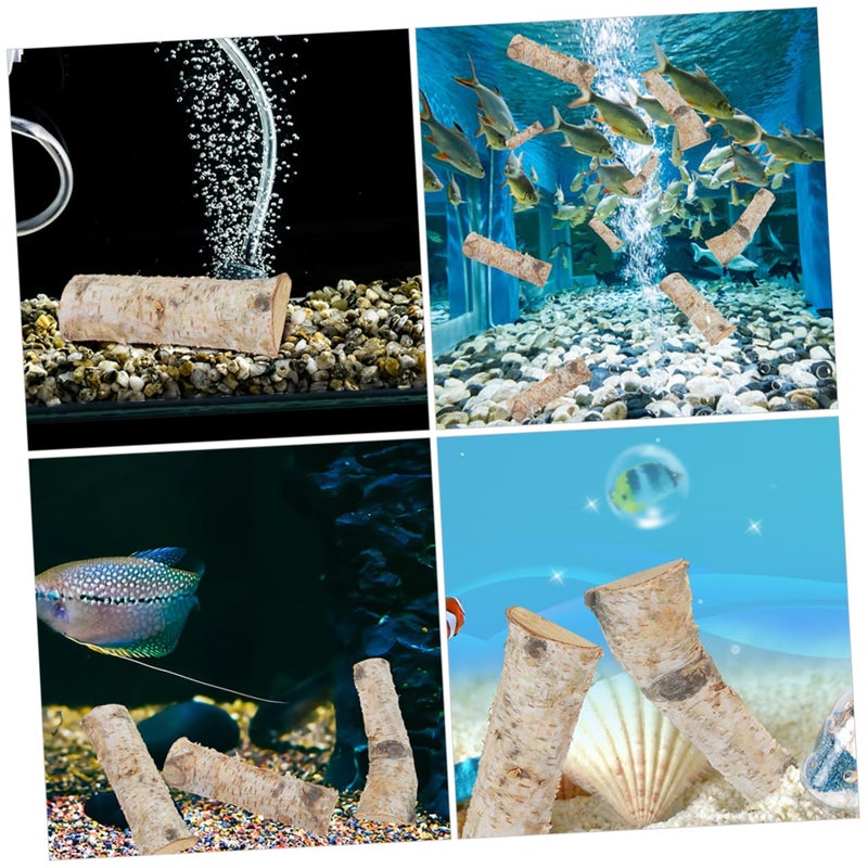 Natural Driftwood Aquarium Decor Fish Tank Landscaping 2 Bags Aquatic Ornament - Image 5