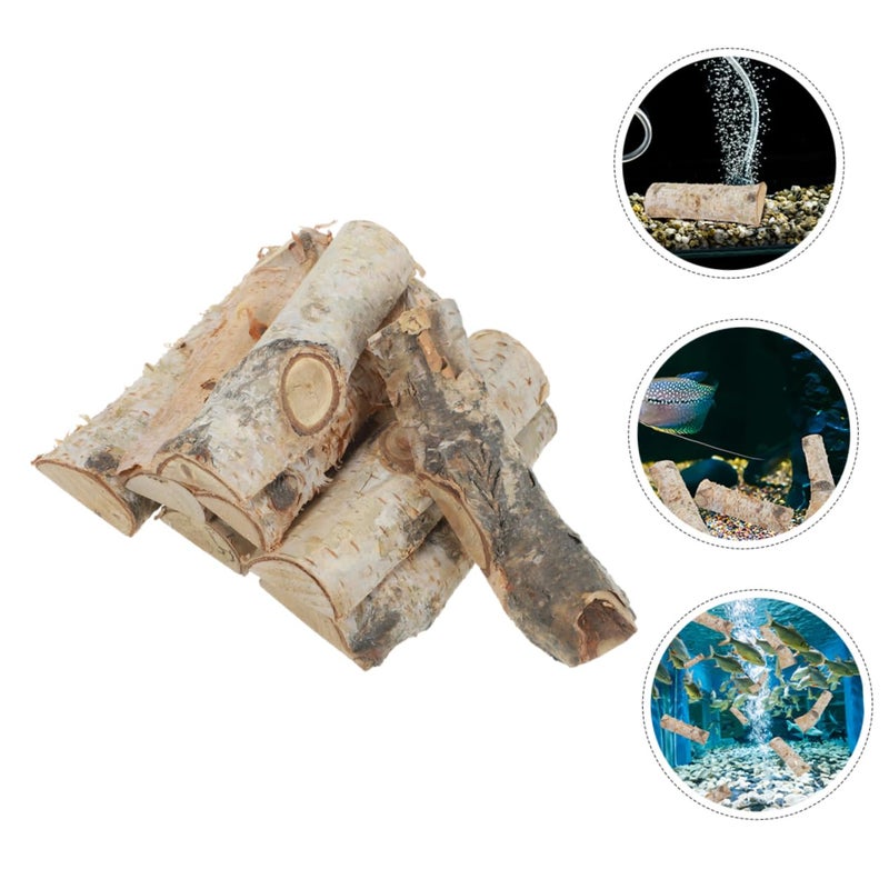 Natural Driftwood Aquarium Decor Fish Tank Landscaping 2 Bags Aquatic Ornament - Image 4