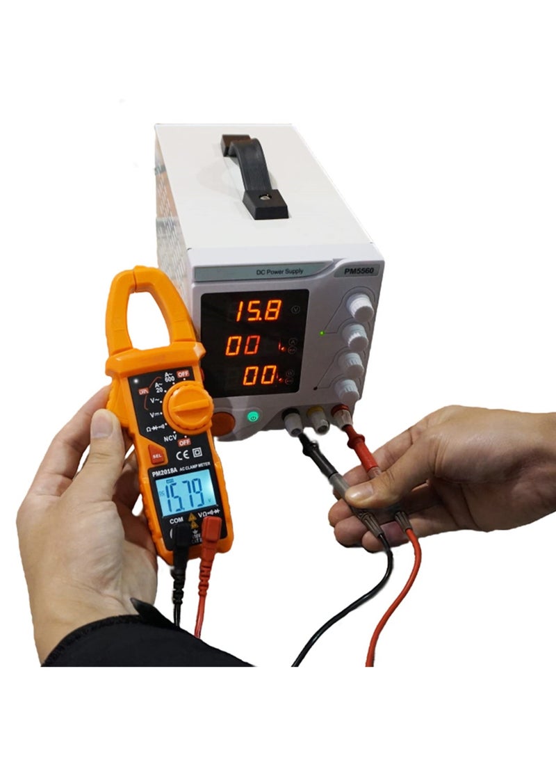 SYOSI - SYOSI Digital Clamp Meter, 2000 Counts Clamp Multimeter, Manual-Ranging Multimeter, AC/DC Voltage Tester, 600A Voltage Tester for AC/DC Voltage, AC Current, Resistance, NCV, LPF, Diodes, Continuity - Image 1