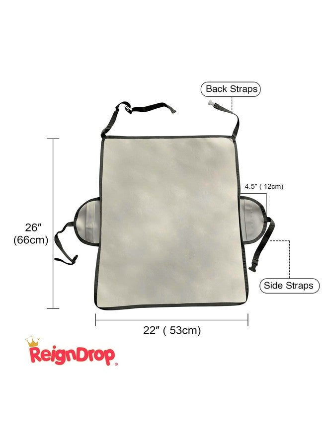 ReignDrop غطاء واقي لمقعد رين دروب - واقي مقعد عالي مقاوم للماء - واقي مقعد كبير لمائدة الطعام - يتضمن حقيبة غسيل - سهل الصيانة - خلفية مضادة للانزلاق - Image 4