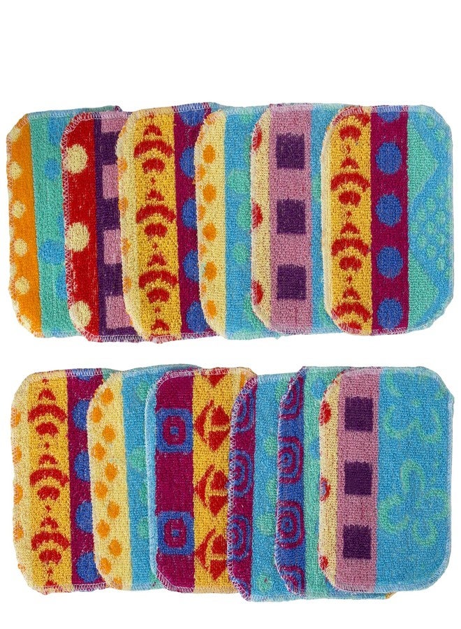 PaperlessKitchen Kitchen Dish Scrubbers | Soft Scrub for Dishes | Non-Scratch Cleaning Pads for Kitchen | Made from Cotton Fiber | Safe on All Surfaces | Long-Lasting & Easy to Clean | Pack of 12 - Image 1