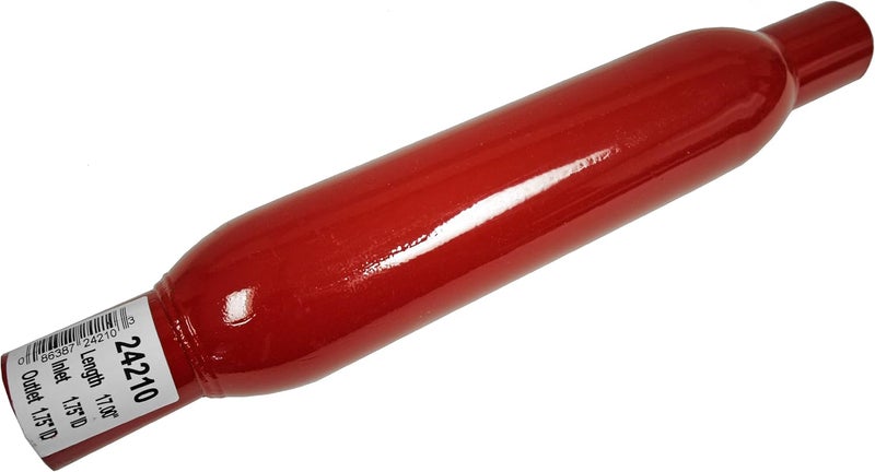 Thrush 24210 Glass Pack Muffler - 17" Length, 1.75" ID - Image 1