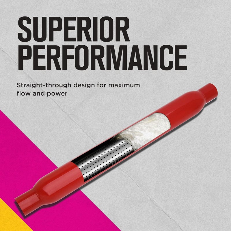 Thrush 24210 Glass Pack Muffler - 17" Length, 1.75" ID - Image 5