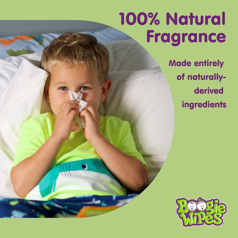 Boogie Saline Nose Wipes by Boogie, for Baby & Kids, Face, Hand & Body, FSA/HSA Eligible, Made with Vitamin E, Aloe, and Natural Saline, Lavender Scent, 45 Count (Pack of 1) - Image 5