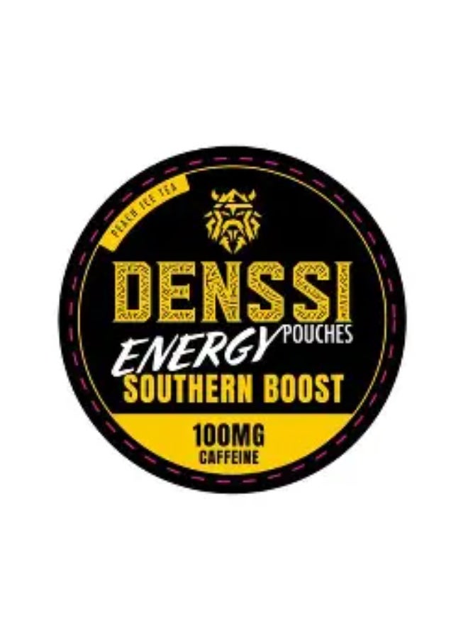 Energy Nicotine Pouch For Quitting Smoking and Tobacco, Southern Boost, 100mg, 20 Sachets