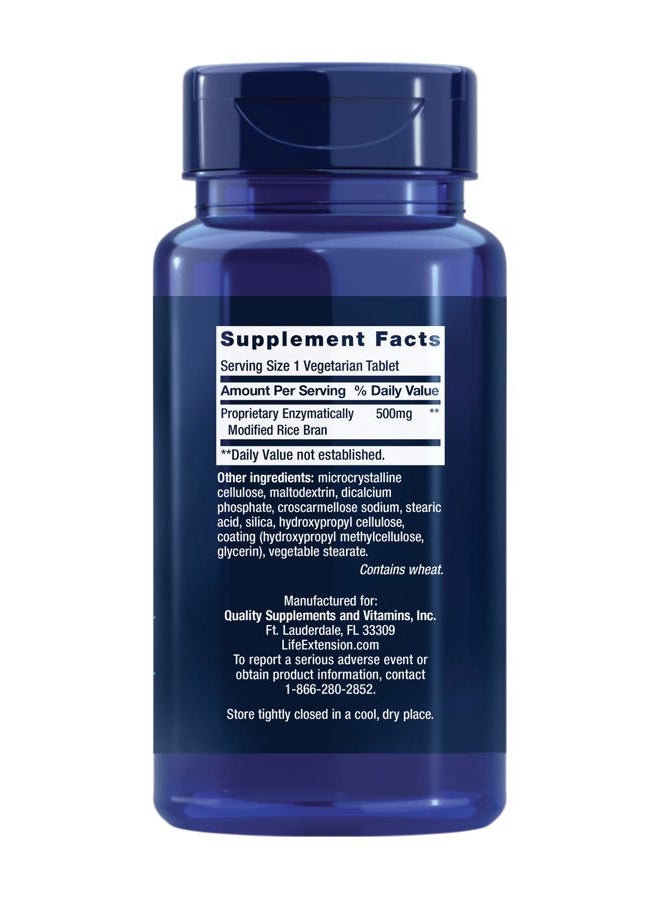 Life Extension NK Cell Activator™, Immune Support, Natural Killer Cell Activity, enzymatically Modified Rice bran, Non-GMO, Vegetarian, 30 Tablets - Image 2