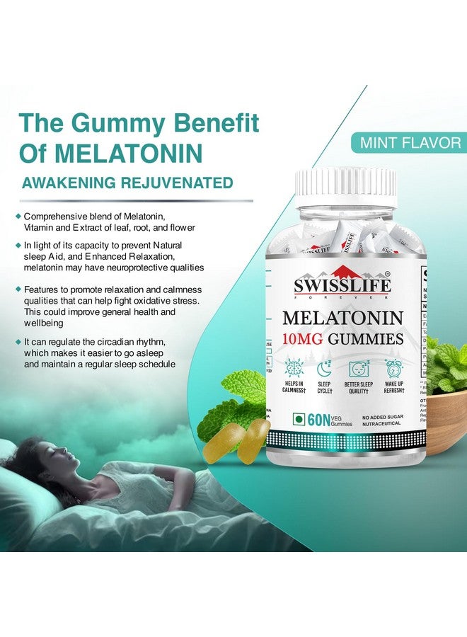 SWISSLIFE FOREVER Melatonin 10mg Gummies (60 Gummies) - Image 5