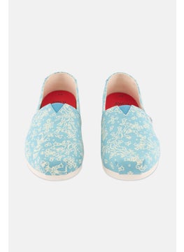 TOMS Women Alpargata Slip On Shoes, Turquoise Combo  - Image 3