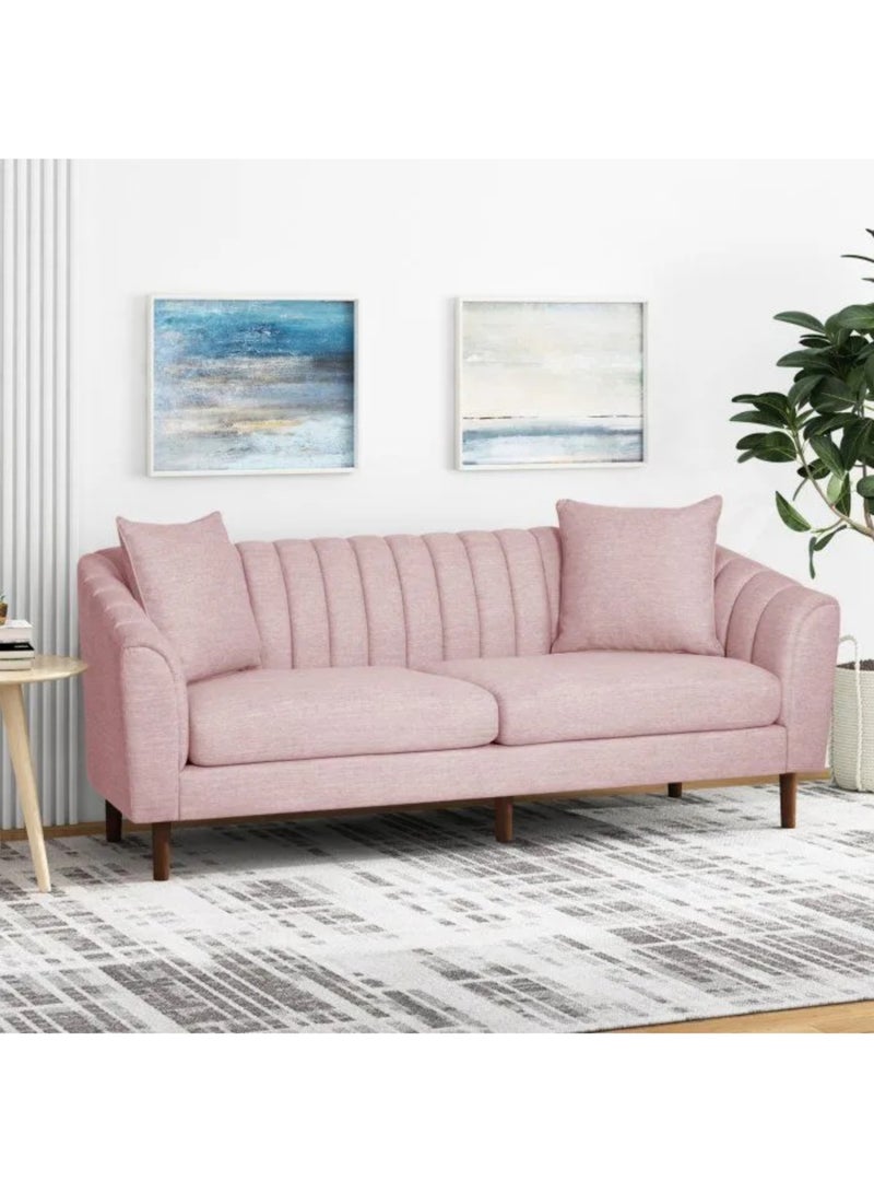 Karnak Royal 2-Seater VelvSofa - Pink