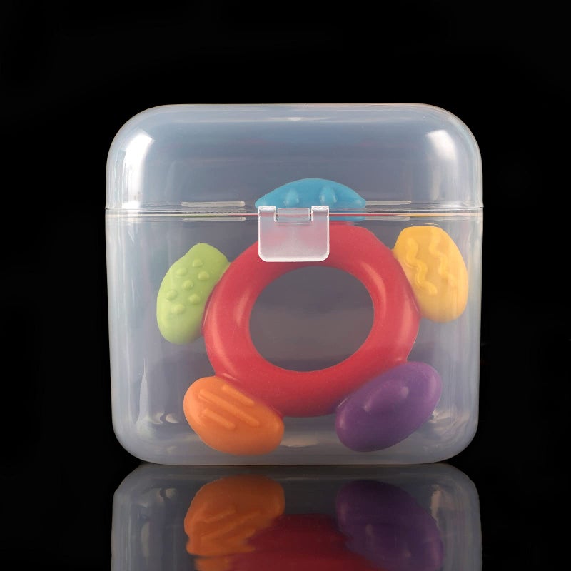 Accmor Pacifier Container - 2 Pacifier Holder Case for Travel, BPA Free, Transparent - Image 5