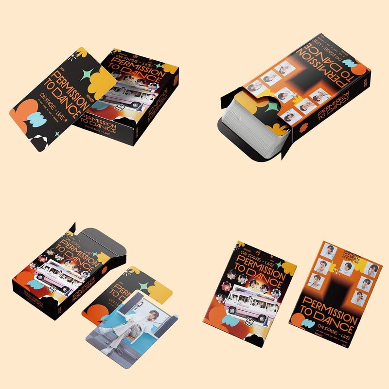 YANENG Army Fans Gifts Set Merch, Including 55 Postcards, 93 Stickers, 2 Keychain, 2 Pin Badge, 2 Paper Tape,Photocards Binder, ID Badge Holder, Lanyard and Coin Pouch - Image 3