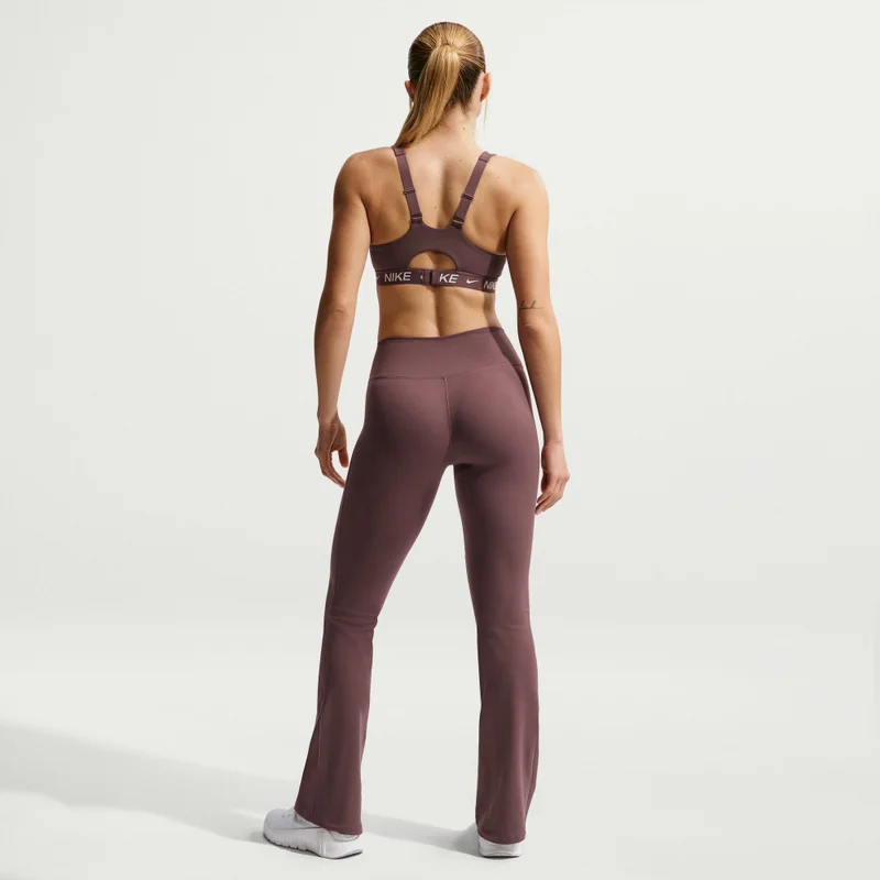 Nike Purple Women's One Flared Leggings for Women | Best Price UAE