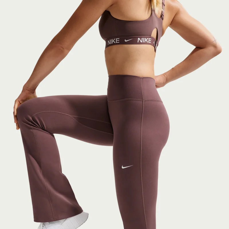 Nike Purple Women's One Flared Leggings for Women | Best Price UAE