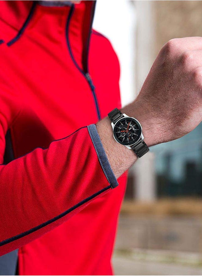 Voberry Replacement Band For Samsung Galaxy Watch 46mm Black - Image 4