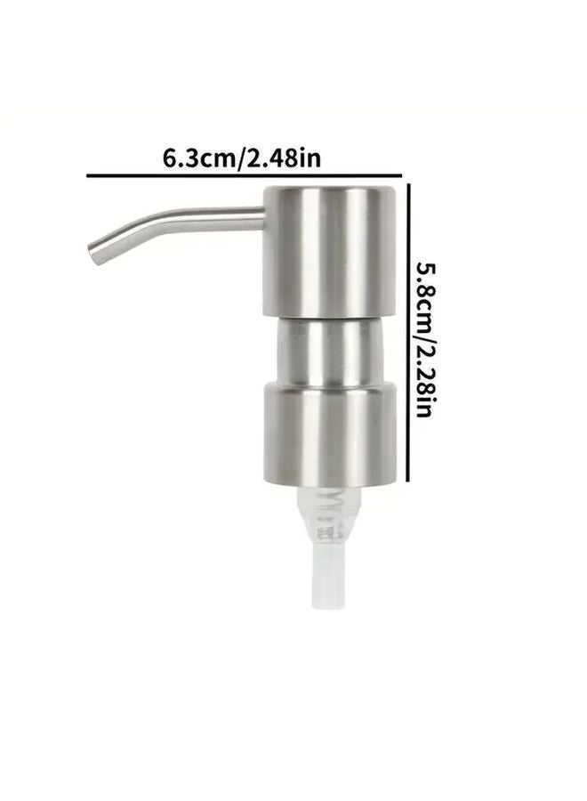 Stainless Steel Pump Head 24 410 Thread Leak Proof Easy Install For Lotion Soap - Image 4