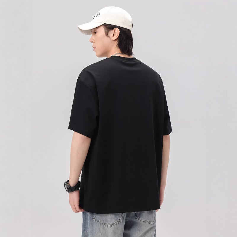 230G Ice-Cool Sorona Men's Plain T-Shirt Custom Logo - Image 4