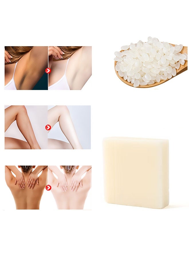 Goreem Rice Collagen Handmade Soap—Thailand Rice Soap Rice Water Face Wash and Bathe Soap, Deep Cleaning Handmade Soap Wedding Gift, Gentle Long-Lasting Moisturizing Rice Milk Soap for All Skin Type - Image 1