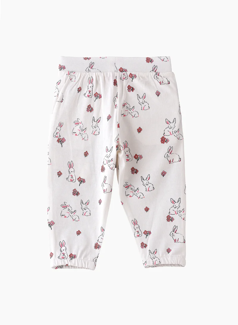 Jelliene Sunny Explorations: Girls' Breathable Pants Comfy Fun & Spring Adventures