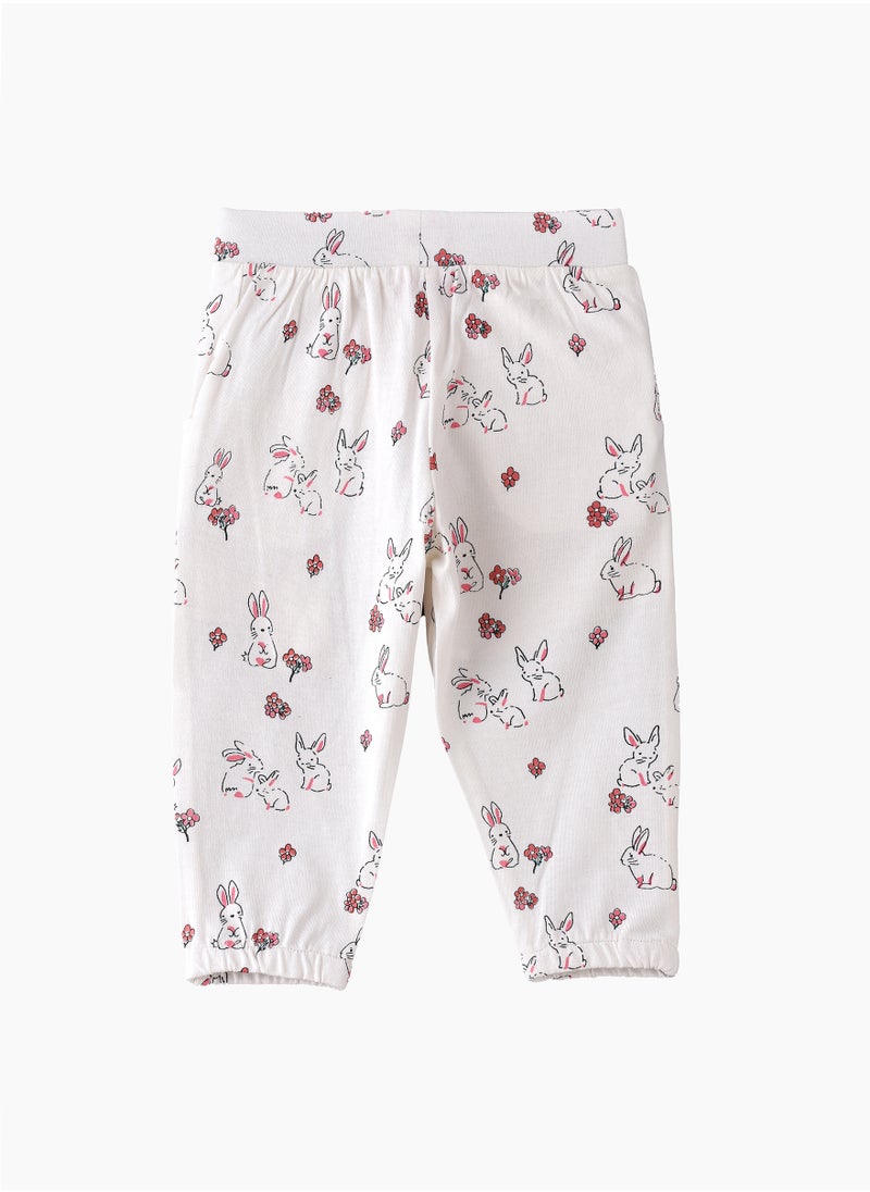 Jelliene Sunny Explorations: Girls' Breathable Pants Comfy Fun & Spring Adventures  - Image 2