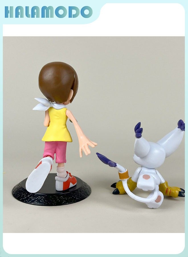 هالامودو ديجيمون 2 - مجموعة قطعة من نماذج هيكاري ياغامي و تايلمون 12.5 سم لتزيين سطح المكتب الساحر - Image 3