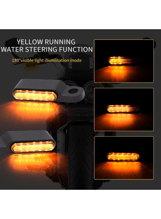 Handlebar LED Turn Signal Lights,Motorcycle Accessories,Universal,Turn Signal Lights,Indicator Lights - Image 3