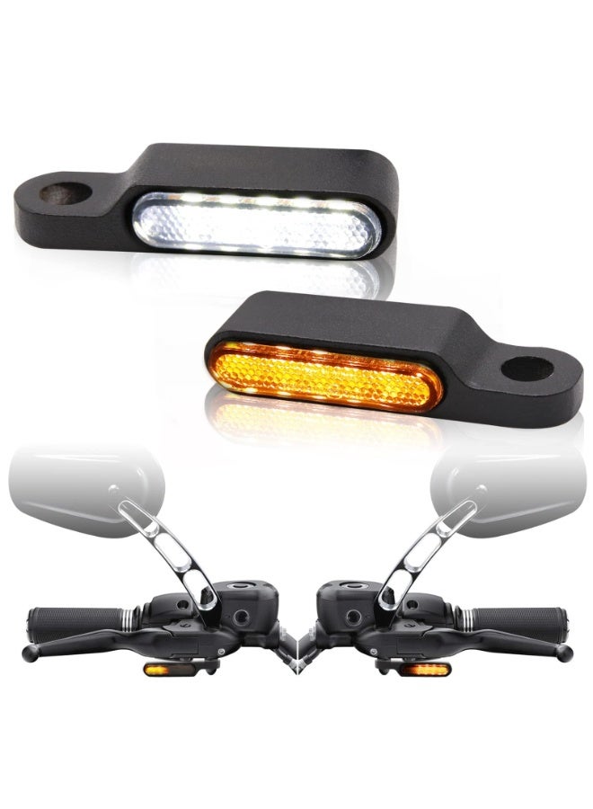 Handlebar LED Turn Signal Lights,Motorcycle Accessories,Universal,Turn Signal Lights,Indicator Lights - Image 1