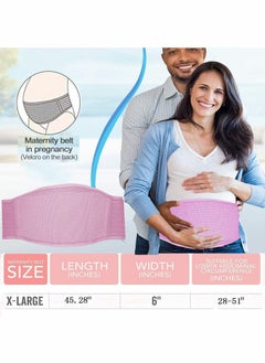 Y&D Maternity Belt Pregnancy Support Belly Band Relieve Lower Back, Pelvic and Hip Pain (Breathable/Adjustable)  - Image 4