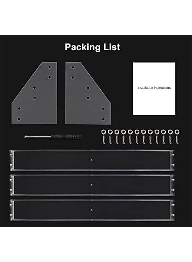 Arabest Nail Polish Rack 3 Tier Acrylic Display Stand Holder Nail Polish Organizer Essential Oil Storage Paint Shelf Holds Up to 36-56 Bottles  - Image 5