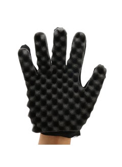 yuyte Hair Sponge Gloves Curly Sponge Gloves Hair Sponge Hair Sponge Barber Sponge Hair Sponge Hair Curling Sponge Gloves for Barbers Hair Brush Sponges 