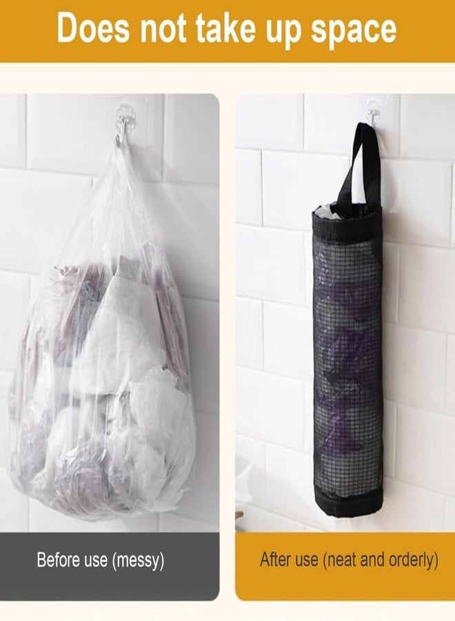 Lapras 𝟏𝟓 𝐘𝐞𝐚𝐫𝐬 𝐖𝐚𝐫𝐫𝐚𝐧𝐭𝐲 Plastic Bag Holder & Organizer, Wall Mounted Dispenser for Kitchen Storage, Reusable Grocery Bag Container for Clutter-Free Space, Breathable & Durable Design - Image 3