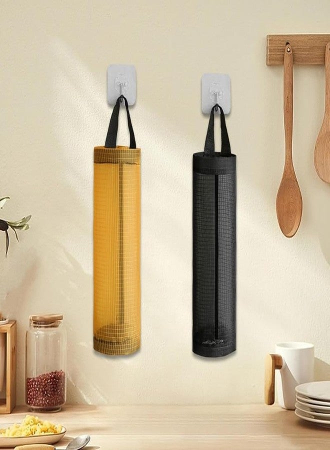 Lapras 𝟏𝟓 𝐘𝐞𝐚𝐫𝐬 𝐖𝐚𝐫𝐫𝐚𝐧𝐭𝐲 Plastic Bag Holder & Organizer, Wall Mounted Dispenser for Kitchen Storage, Reusable Grocery Bag Container for Clutter-Free Space, Breathable & Durable Design - Image 2