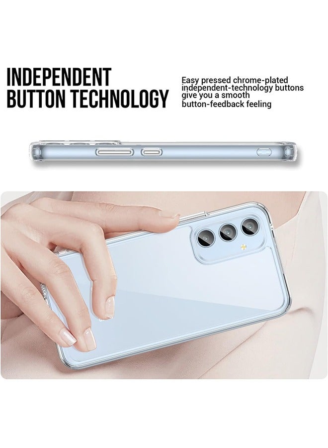 HY for Samsung Galaxy A54 Dual Case Cover Clear  - Image 4