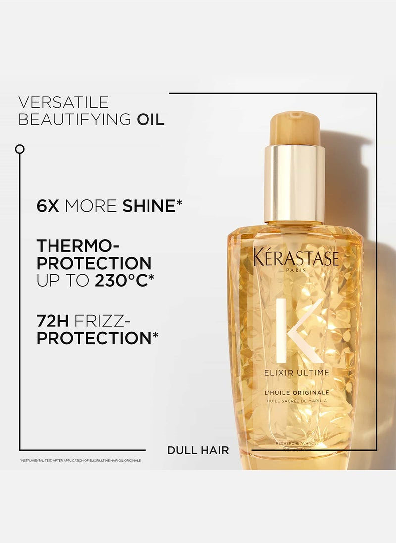 KERASTASE - Kérastase Discipline Duo Set with Mini Elixir Ultime Oil for Frizzy Hair, 20% Savings - Image 1