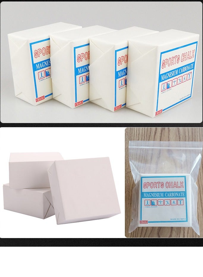 Generic 8pcs Weight Lifting Sports Chalk Magnesium Powder Blocks Gym Chalk Anti-Skid Rhythmic Gymnastics Weightlifting Rock Climbing Fitness Training Magnesium Brick  - Image 3