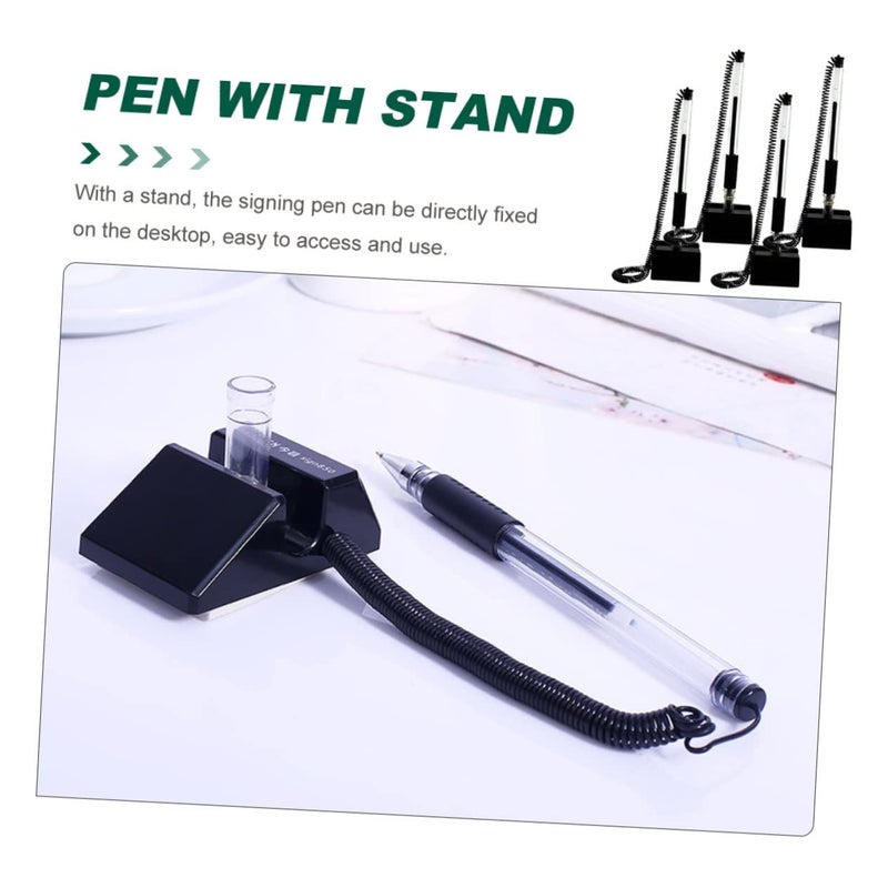 8 Signature Ballpoint Pens Set Black Erasable Desktop Writing Office Sign - Image 3