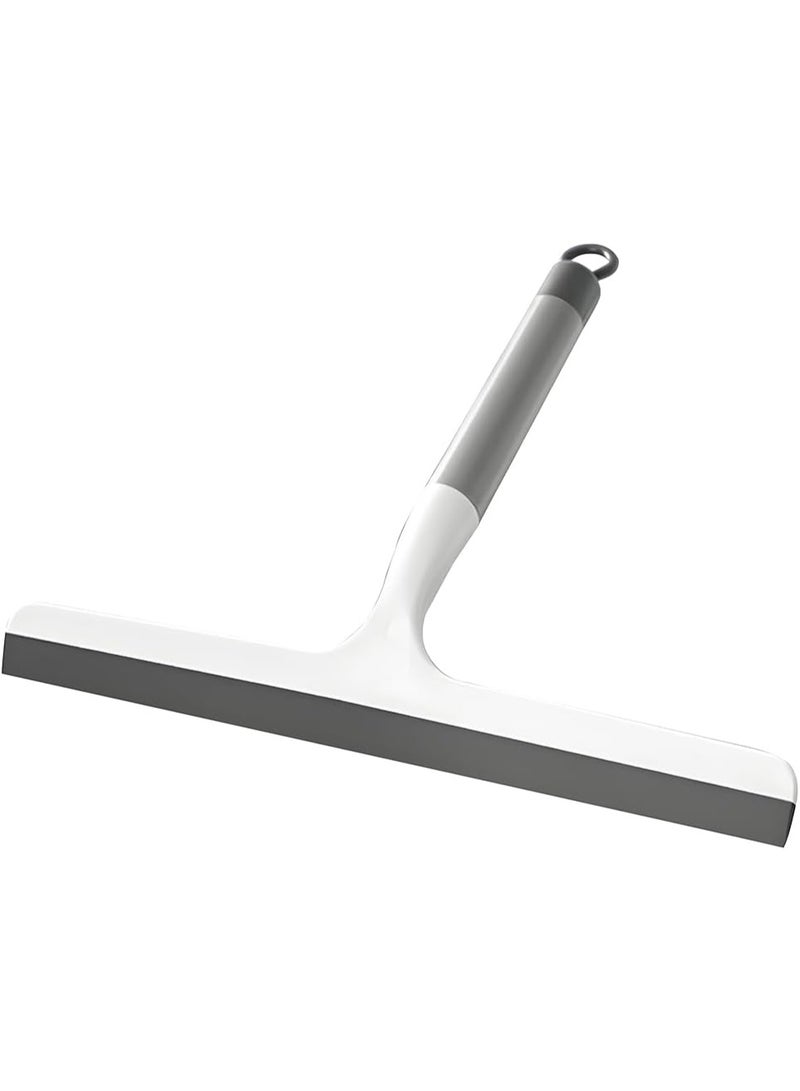 Beauenty Cleaning Shower Squeegee,Window Washer Squeegee with Rubber Blade for Glass Doors,Bathroom,Mirrors,Window Cars and Tile Walls(Grey) - Image 1