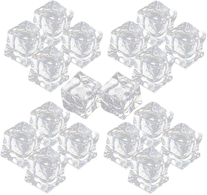 Reusable Acrylic Fake Ice Cubes For Drinks Photography Props And Vase Fillers 1 40X1 40X1 40CM - Image 1